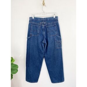 VTG Lee Women’s Carpenter Cargo High Rise Baggy Jeans Sz 10